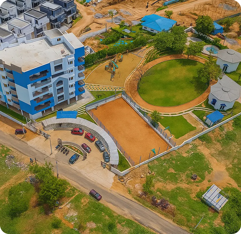 Campus aerial view