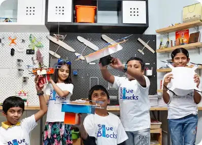 Students with drones